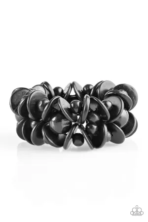 Paparazzi Bracelet ~ Tropical Temptress - Black