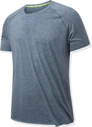 Quick Dry Mens T-Shirts Summer Workout Running Fitness Athletic Short Sleeve Shirts Oversize Gym Performance Undershirts