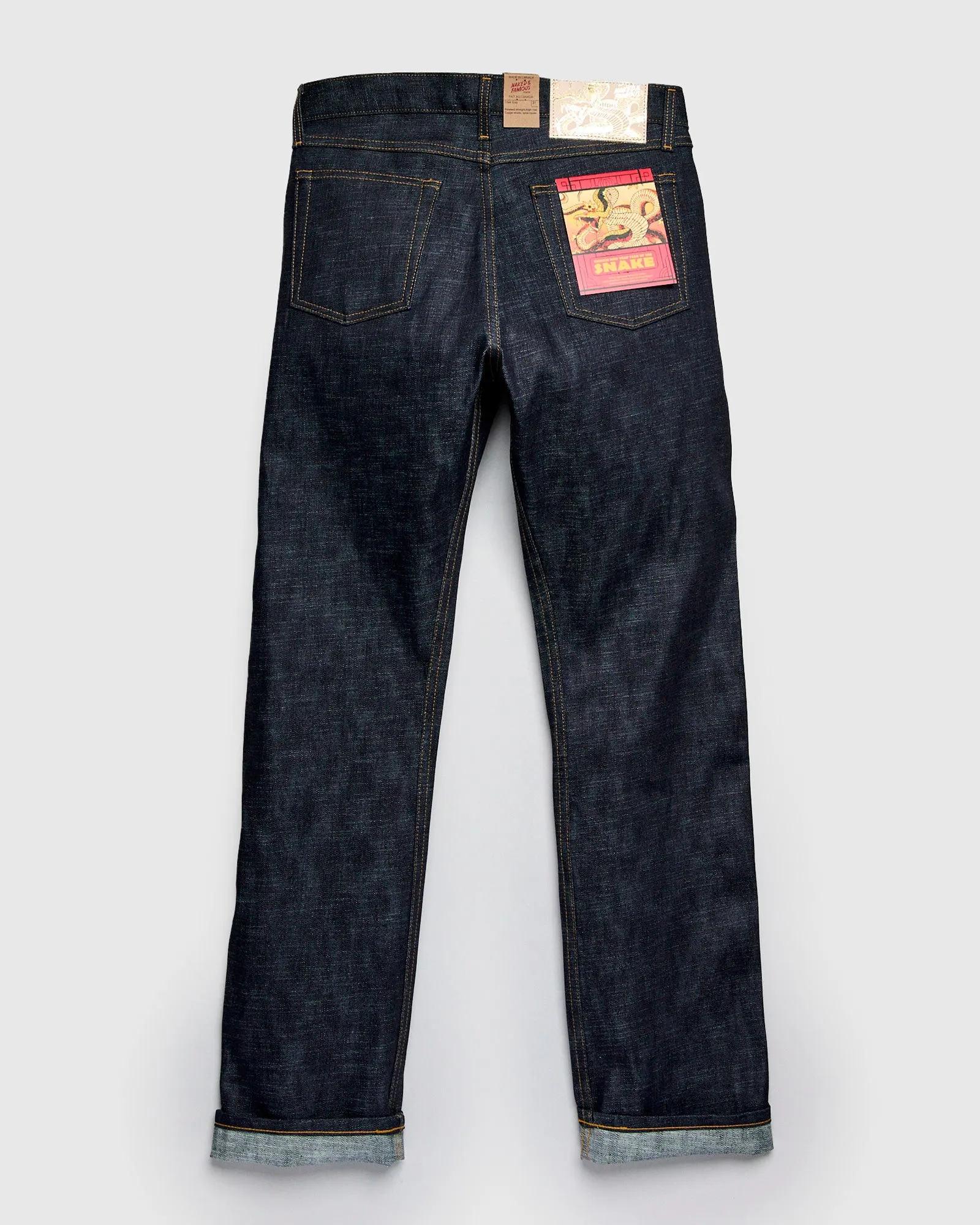 "Chinese New Year Snake" 12.5oz Selvedge Denim - True Guy Fit