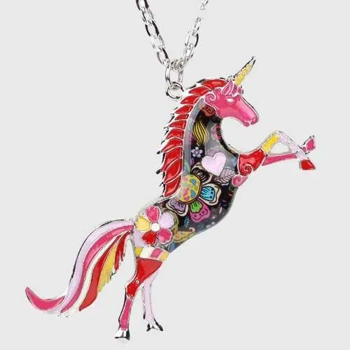 Rainbow Unicorn Necklace