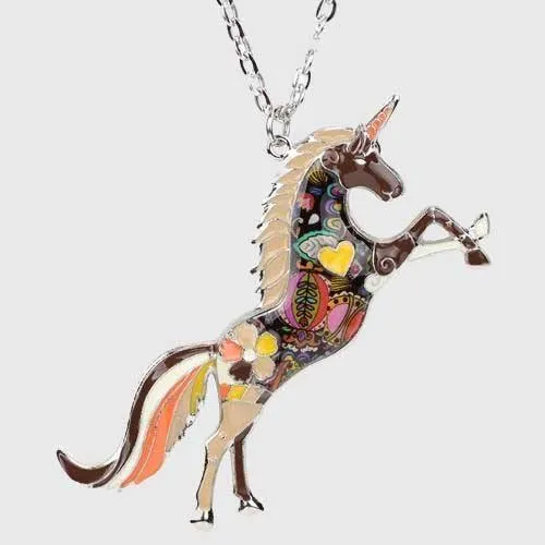 Rainbow Unicorn Necklace