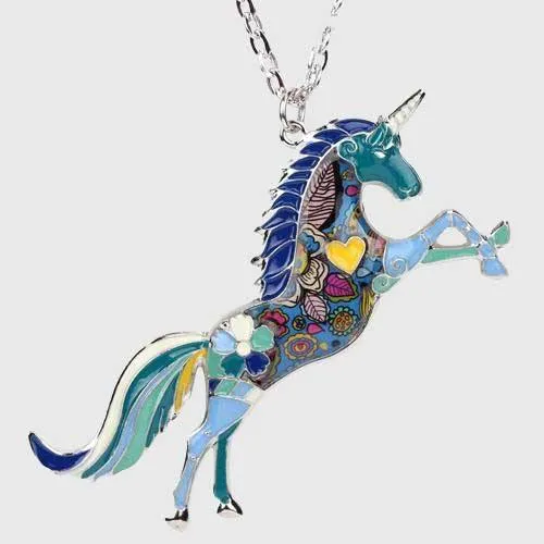 Rainbow Unicorn Necklace