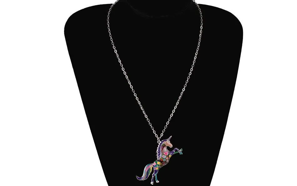 Rainbow Unicorn Necklace