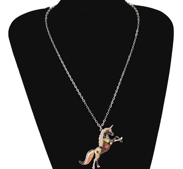 Rainbow Unicorn Necklace