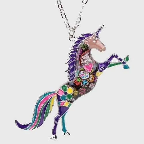 Rainbow Unicorn Necklace