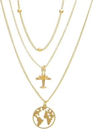 Red by Kiss 14K Gold Plated Glam Necklace, Hypoallergenic Elegance, Chic Daily, Durable & Secure Trendy Jewelry, Lead & Nickel Free Sensitive Skin