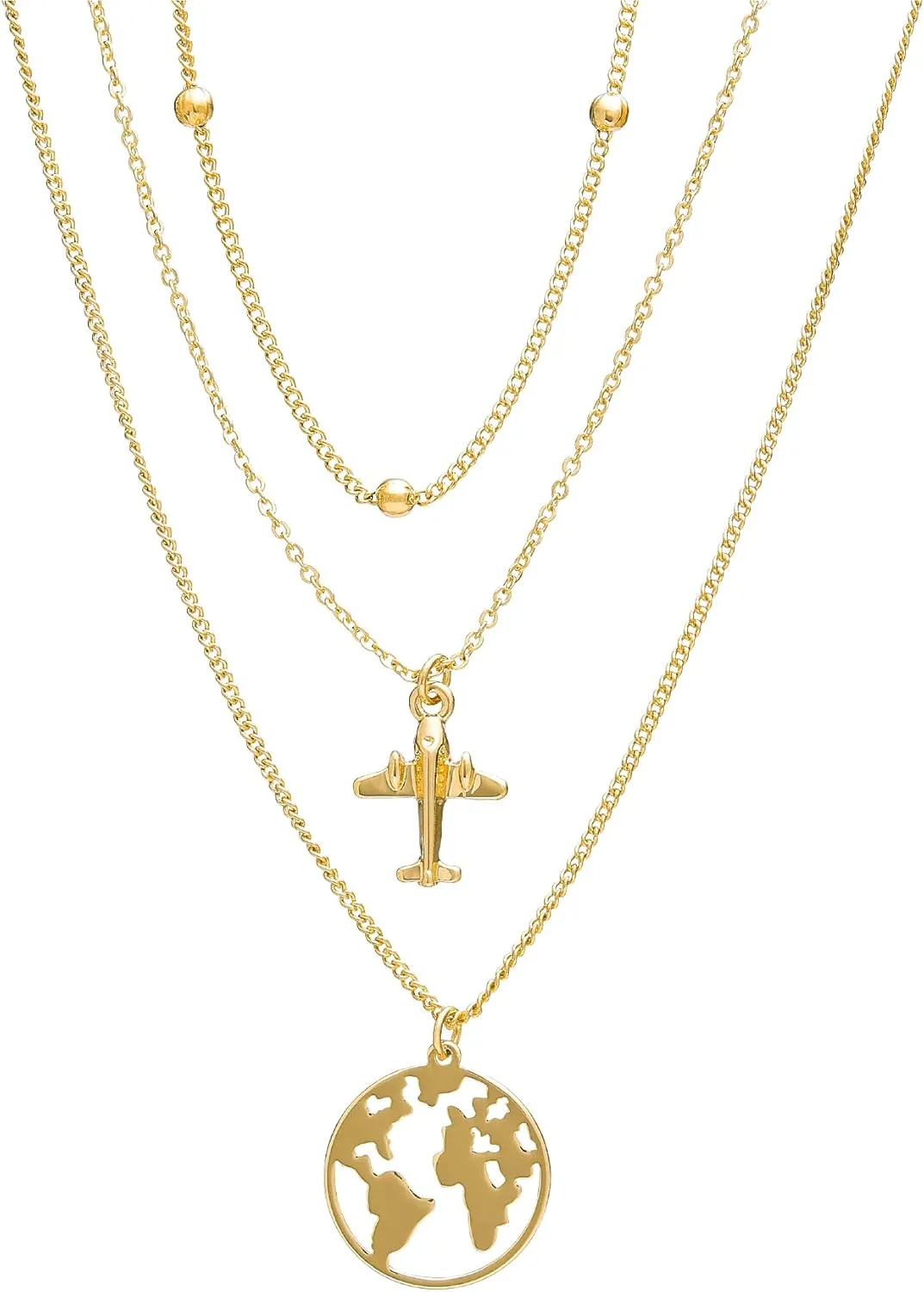Red by Kiss 14K Gold Plated Glam Necklace, Hypoallergenic Elegance, Chic Daily, Durable & Secure Trendy Jewelry, Lead & Nickel Free Sensitive Skin