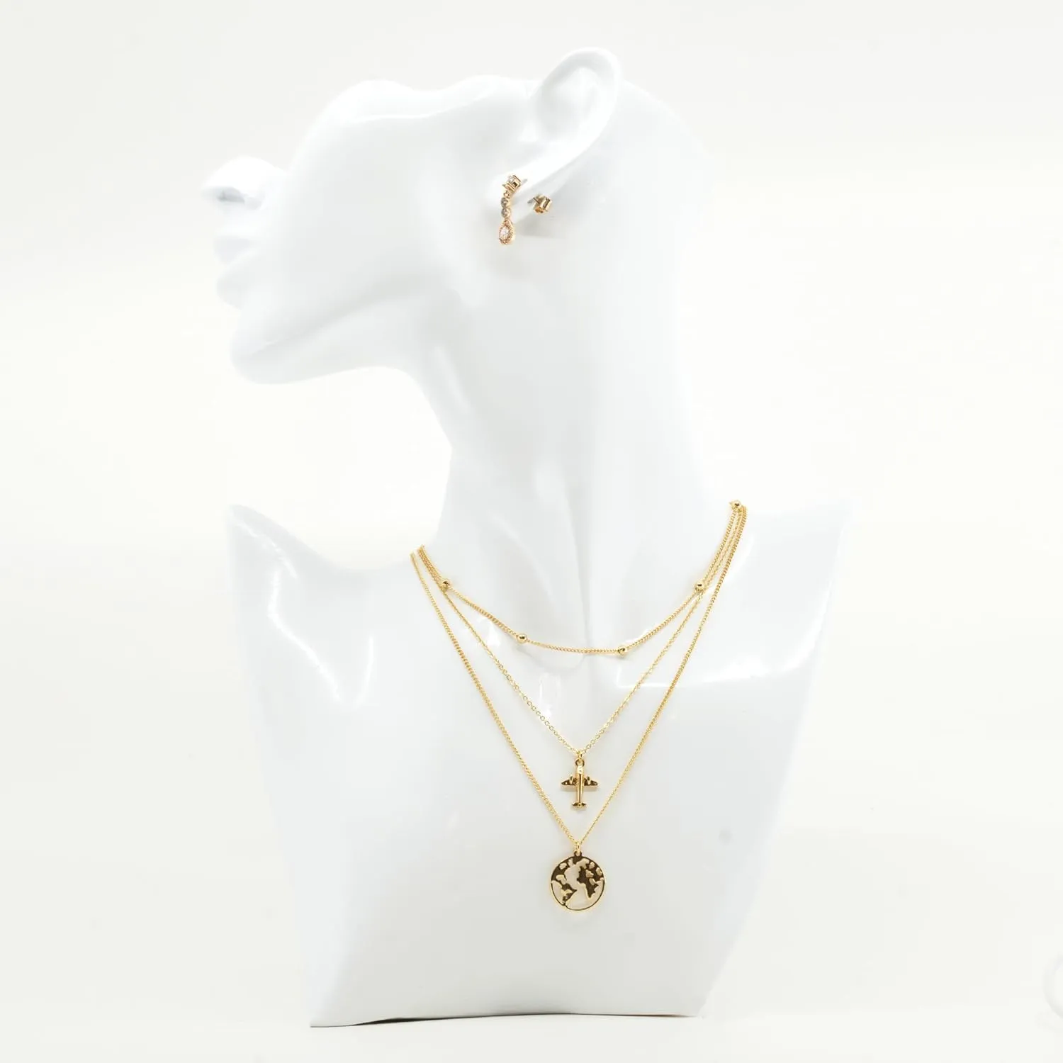 Red by Kiss 14K Gold Plated Glam Necklace, Hypoallergenic Elegance, Chic Daily, Durable & Secure Trendy Jewelry, Lead & Nickel Free Sensitive Skin