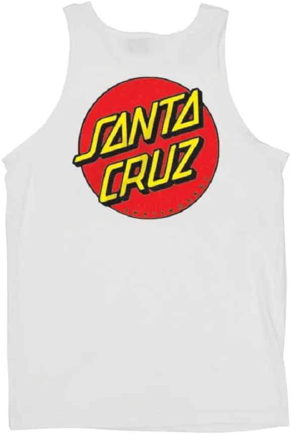 SANTA CRUZ Men's Tank Top Classic Dot Skate Tank Top