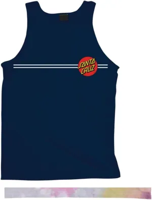 SANTA CRUZ Men's Tank Top Classic Dot Skate Tank Top