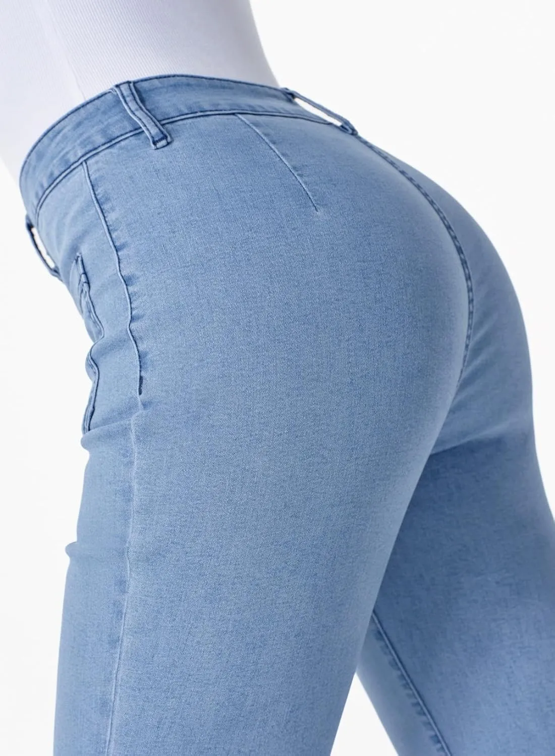 Sidefeel Womens High Waisted Jeans Stretchy Wide Leg Casual Flare Bell Bottom 2024 Fashion Denim Pants