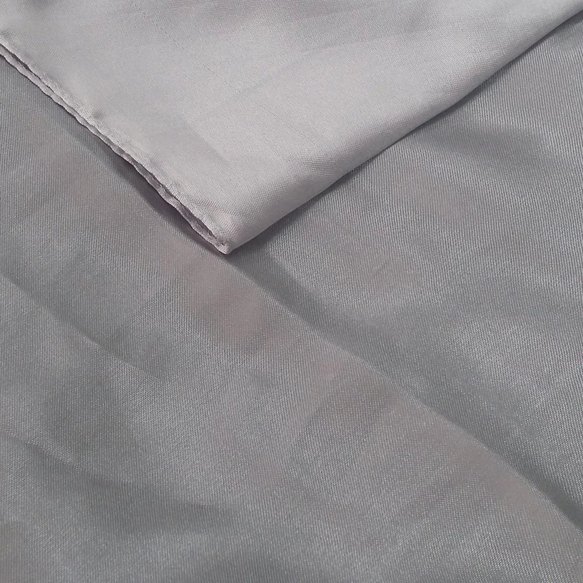 Silver Satin Chair Sash