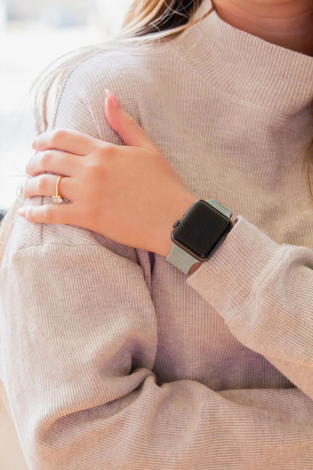 Soft Sage Magnetic Loop Watch Band