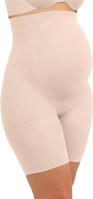SPANXshape Mama Mid-Thigh Short - Comfortable Tummy Control Shapewear - No Visible Panty Lines