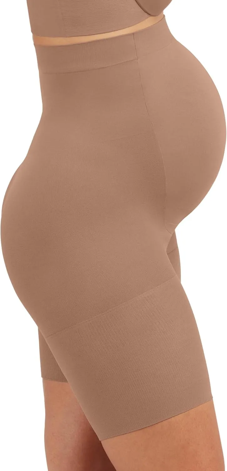 SPANXshape Mama Mid-Thigh Short - Comfortable Tummy Control Shapewear - No Visible Panty Lines