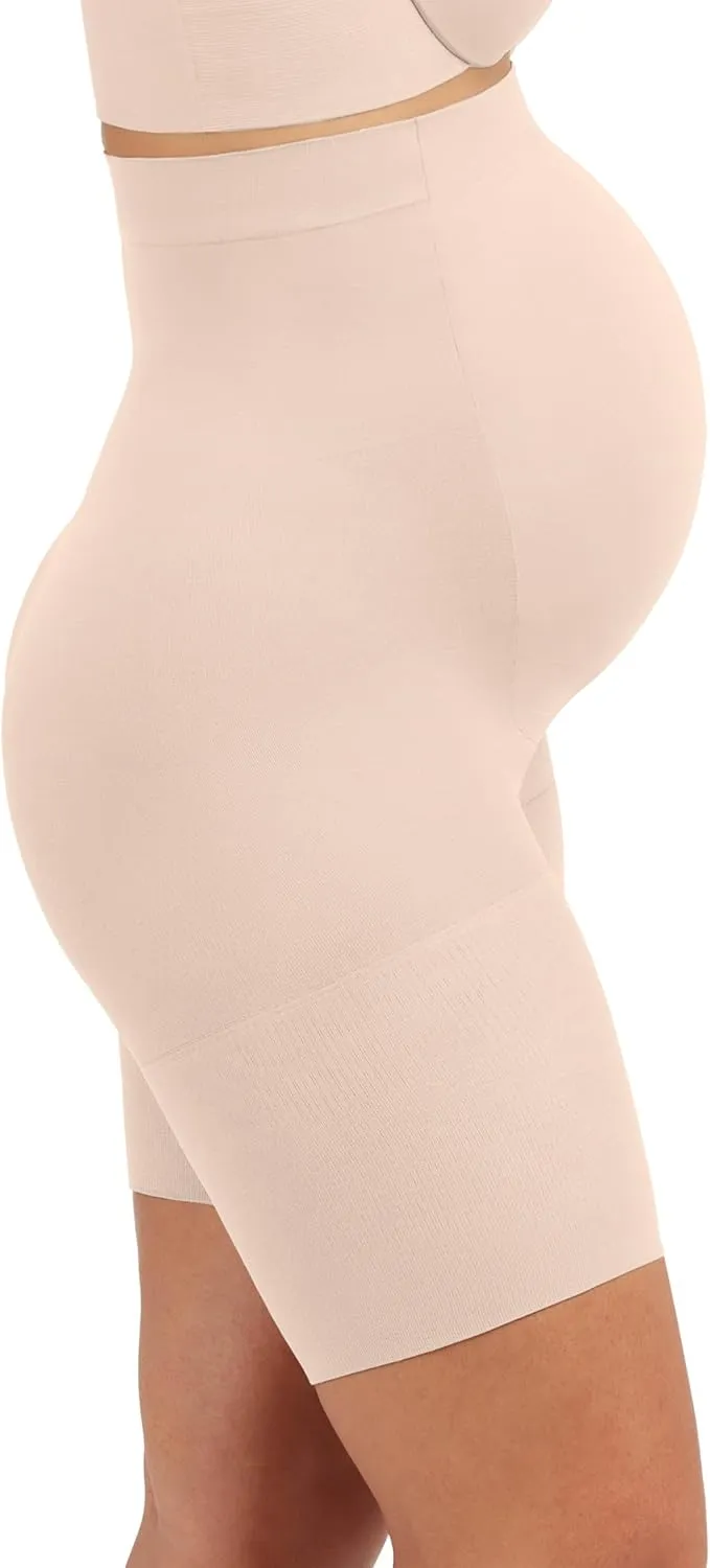 SPANXshape Mama Mid-Thigh Short - Comfortable Tummy Control Shapewear - No Visible Panty Lines