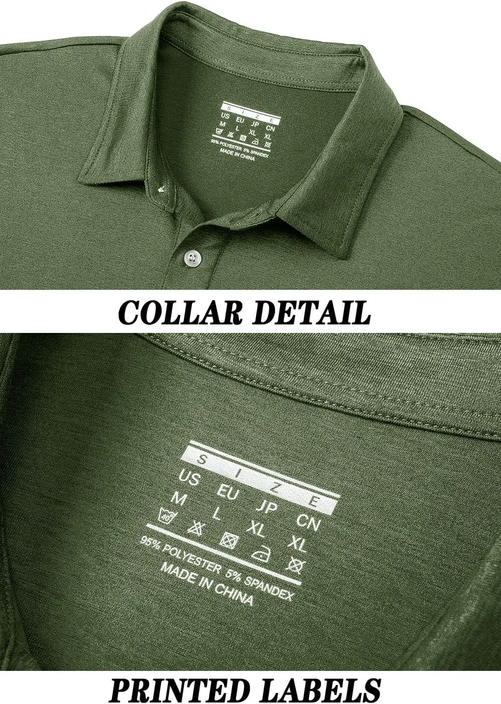 TACVASEN Polo Shirts for Men Short Sleeve Cooling Golf Quick Dry Athletic Shirts Classic Casual T Shirts Stretch Soft