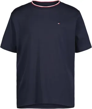 Tommy Hilfiger Boys' Short Sleeve Solid Ringer Crew Neck T-Shirt, Soft, Comfortable, Relaxed Fit