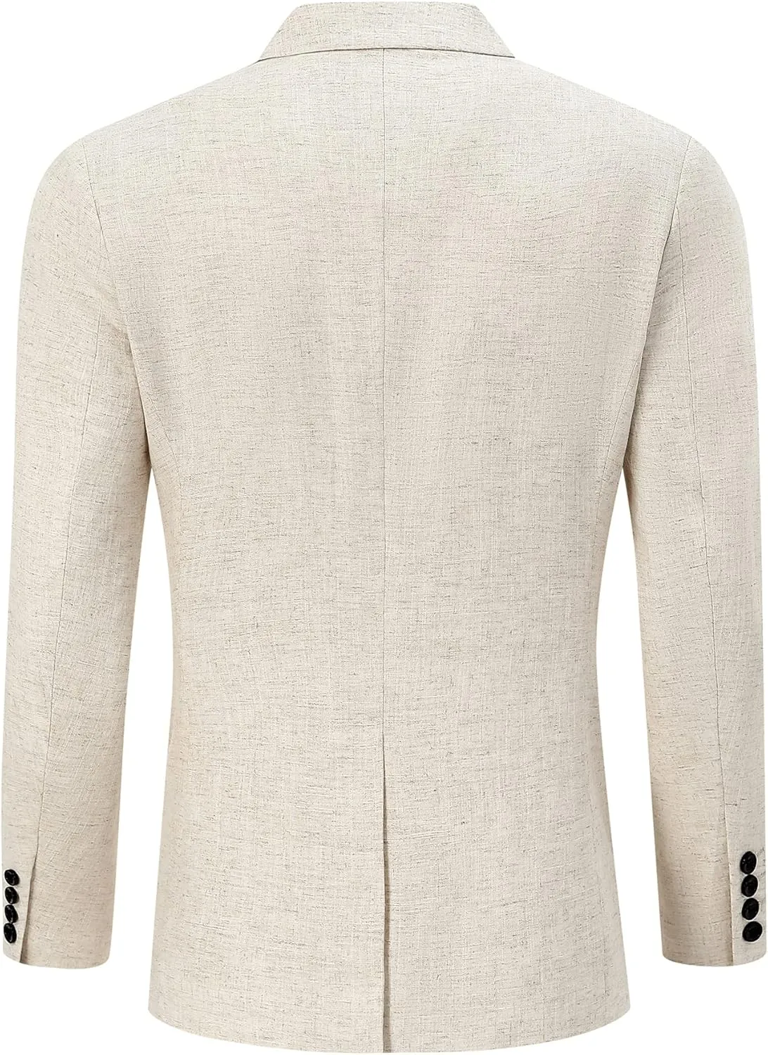 TURETRENDY Men's Casual Sport Coat Lightweight Linen Blazer One Button Business Suit Jackets Stylish Daily Suits