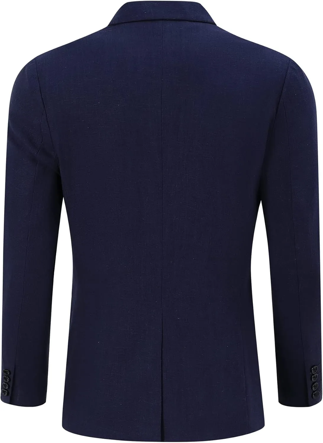 TURETRENDY Men's Casual Sport Coat Lightweight Linen Blazer One Button Business Suit Jackets Stylish Daily Suits