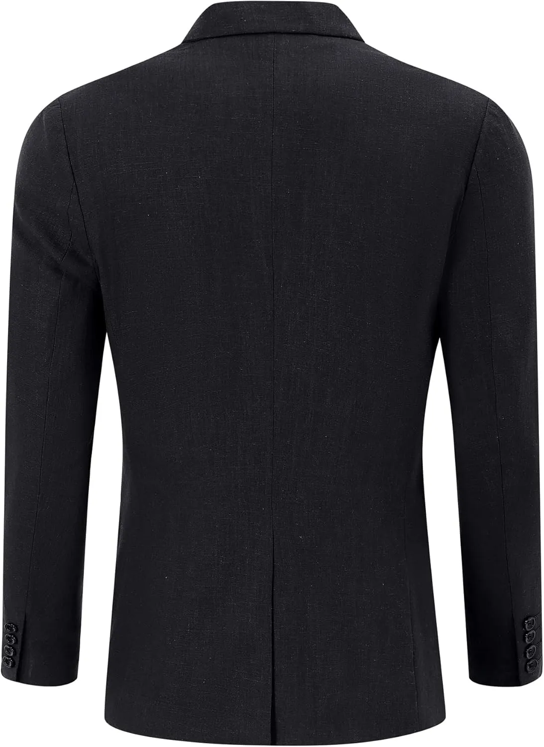 TURETRENDY Men's Casual Sport Coat Lightweight Linen Blazer One Button Business Suit Jackets Stylish Daily Suits