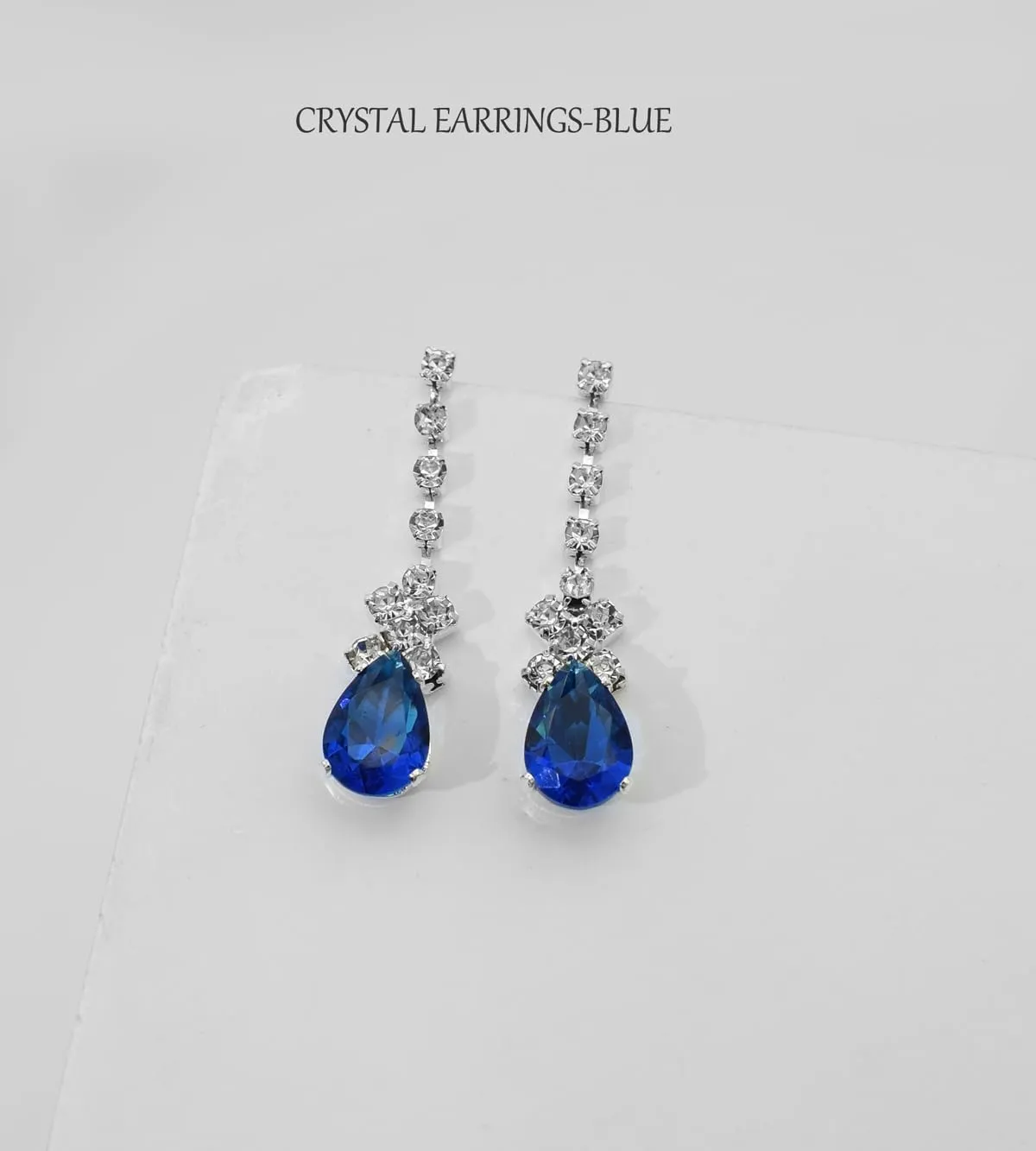 UDYLGOON CZ Crystal Earrings Necklace Bracelet Jewelry Set for Women Costume Party Bride Bridesmaid Wedding Prom Jewelry