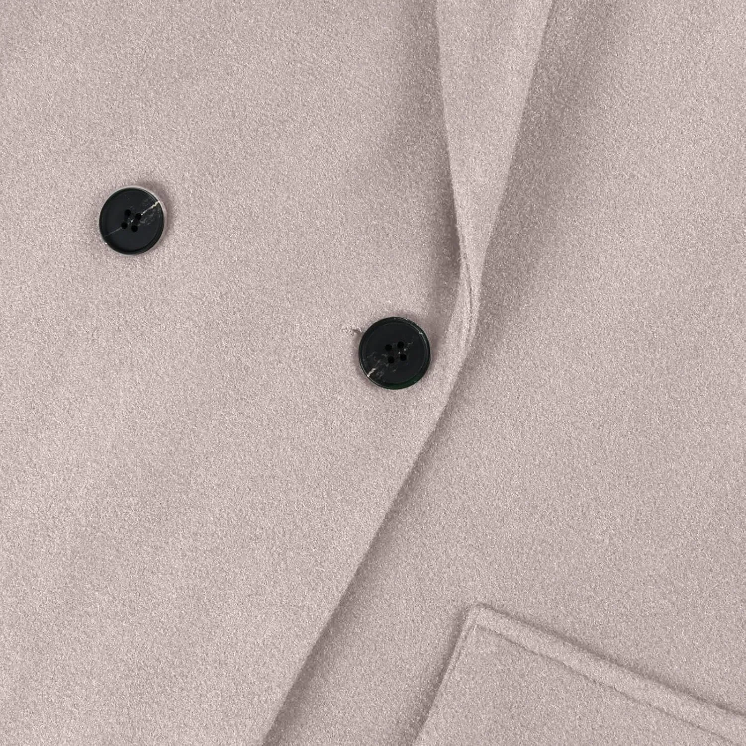 UOFOCO Women's Wool Pea Coats Casual Lapel Single-Breasted Long Peacoat Trendy 2024 Fall Winter Jackets Outfits for Women