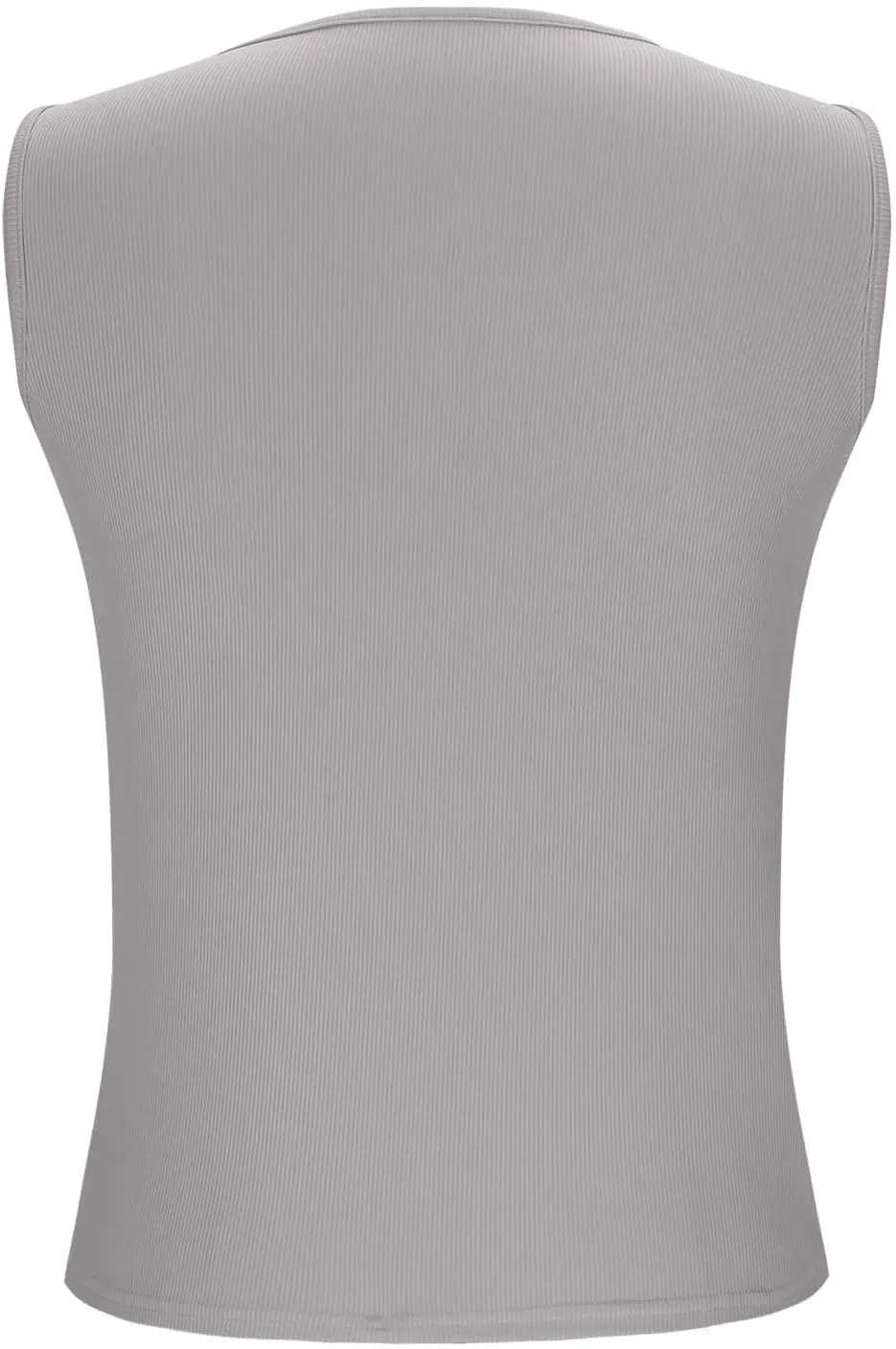 Womens Summer Tank Tops 2025 Cut Out Ring Keyhole Neck Sleeveless Cute Basic Tee Shirts Trendy Beach Vacation Clothes