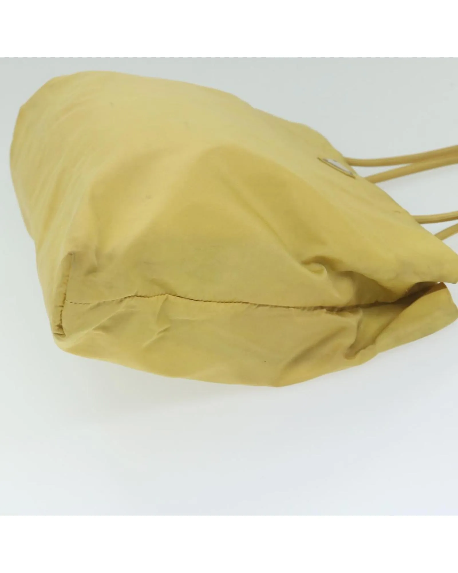 Yellow Nylon Tote Bag with Accessories - Made in Italy
