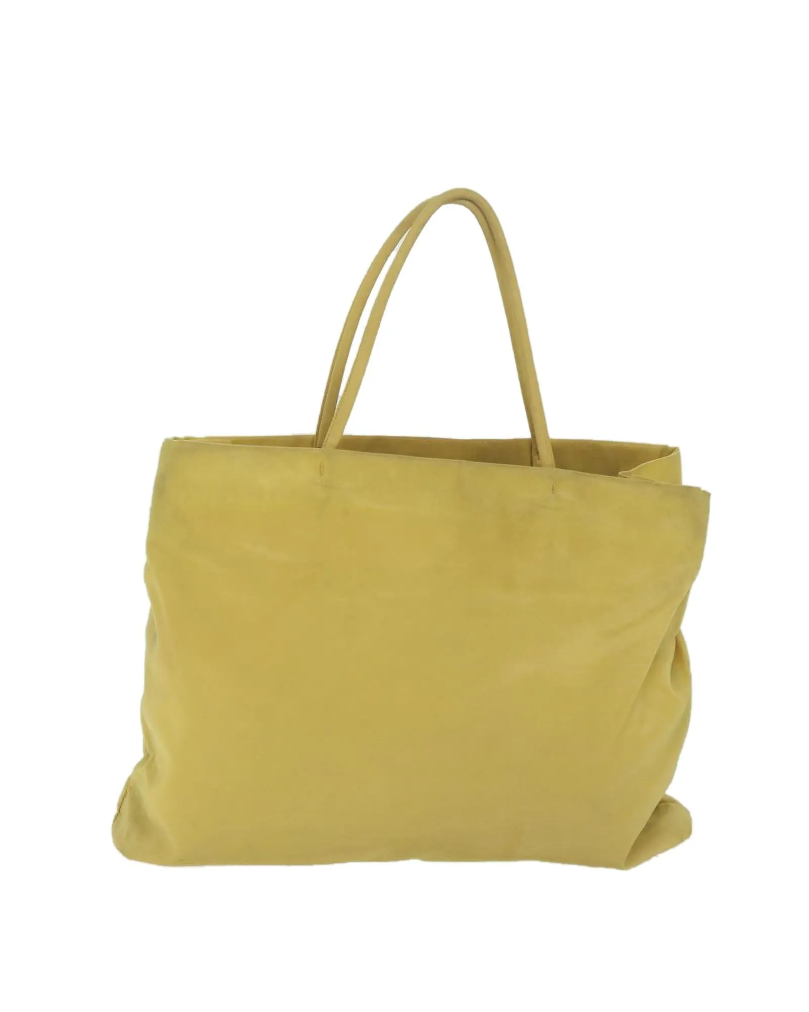 Yellow Nylon Tote Bag with Accessories - Made in Italy
