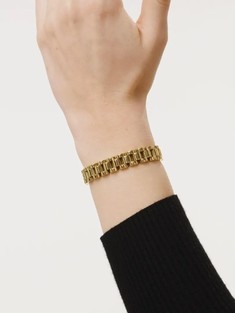 Yowivon Gold Bangles for Women, Adjustable Open Cuff Bracelets Statement Minimalist Chunky Bracelet Fashion Jewelry Accessories Gifts